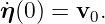 ˙η(0) = v0.
