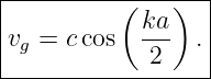 |----------(---)---|
|            ka-   |
|vg = ccos   2   . |
-------------------
