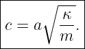 |----------|
|     ∘ κ  |
c = a   --.|
--------m---
