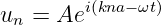 un = Aei(kna−ωt)
