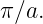 π ∕a.
