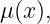 μ(x ),
                                                                                         
                                                                                         
