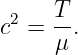 c2 = T-.
     μ
