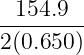 154.9
--------
2 (0.650)