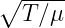 ∘ -----
  T∕μ