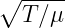 ∘ -----
  T ∕μ