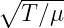 ∘ -----
  T ∕μ