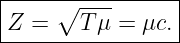 |----∘-----------|
|Z =    Tμ =  μc.|
------------------
