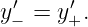 y−′=  y′+.
