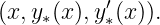 (x,y∗(x),y′∗(x)).
