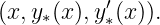 (x,y∗(x),y′(x)).
          ∗
