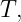 T,
