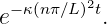 e− κ(nπ∕L)2t.
