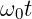 ω0t
