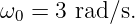 ω0 = 3 rad ∕s.
