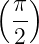 (  )
  π-
  2