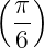 (  )
  π-
  6