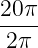 20π-
2π