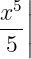  5|
x-||
5 |