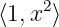 ⟨1, x2⟩
