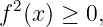 f2(x) ≥ 0,
