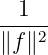 --1--
∥f ∥2