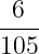  6
----
105