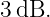 3 dB.
