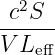   2
-c-S--
V Leff