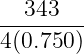 --343---
4(0.750)