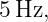 5 Hz,
