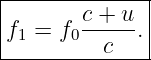 |--------------|
|       c-+-u  |
|f1 = f0  c   .|
---------------
