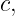 c,
