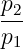 p2-
p
1