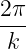 2π
---
k