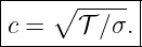 |----∘-------|
|c =   𝒯 ∕σ. |
-------------
