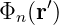 Φn(r′)
