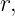 r,
