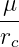 μ
--
rc