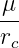 μ-
r
c