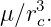     3
μ∕r c.
