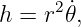 h = r2 ˙𝜃,
