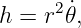 h = r2 ˙𝜃,

