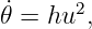 ˙𝜃 = hu2,
