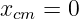 xcm = 0
