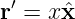 r′ = xˆx
