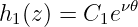 h1(z) = C1e ν𝜃
