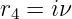 r  = iν
 4
