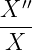 X  ′′
----
 X