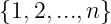 {1,2,...,n}